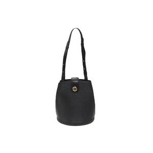 LOUIS VUITTON LV Cluny Shoulder Bag Epi Leather Black